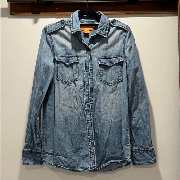 Joe Fresh Denim Button Up - Picture 1 of 5